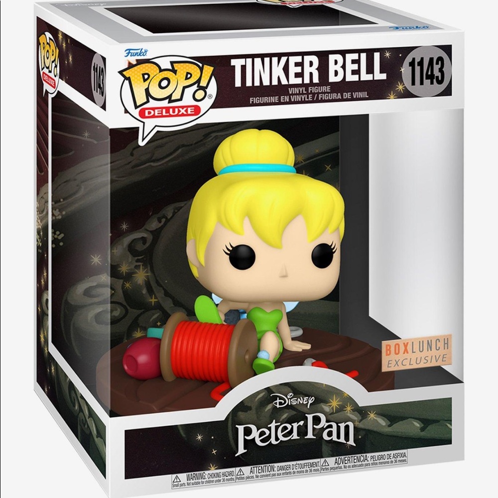 Funko pop! Deluxe Disney Peter Pan tinker bell vinyl figure